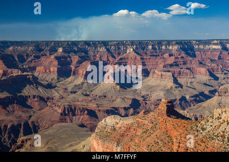 Grand Canyon dal tubo Creek Vista, Arizona, Stati Uniti d'America Foto Stock