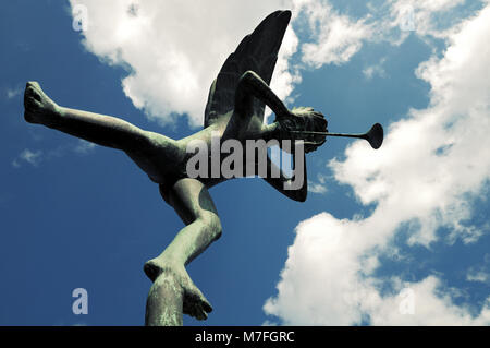 Angeli musicanti statua a Millesgården, Stoccolma, Svezia Foto Stock