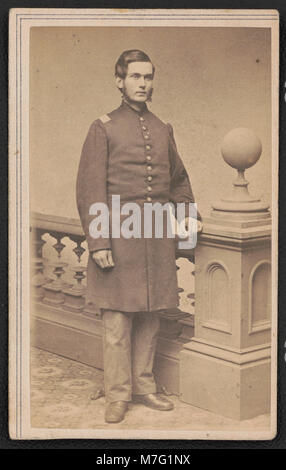 Il tenente Samuel F. Edwards di Co. D, 52nd Massachusetts reggimento di fanteria in uniforme) - A.A. Turner, fotografo LCCN2016646138 Foto Stock