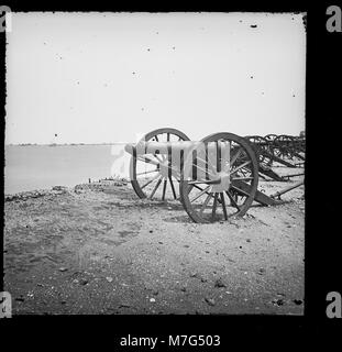 Porto di Charleston, Carolina del Sud. Vista dal parapetto di Fort Sumter cwpb LOC.03082 Foto Stock