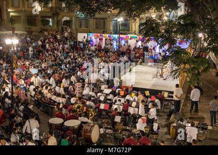 Oaxaca, Oaxaca, Messico - i membri delle comunità indigene di tutto lo stato di Oaxaca ha celebrato il DÃ-a Internacional de la Lengua materna o t Foto Stock