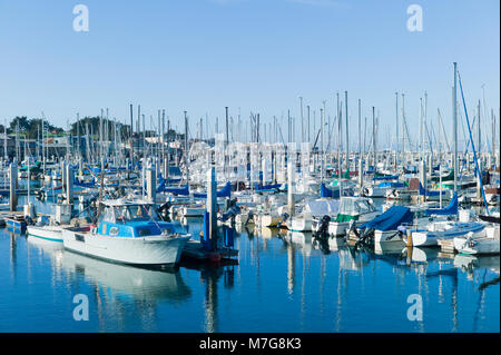 Dock di Monterey Monterey California USA Foto Stock