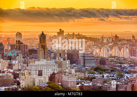 Brooklyn, New York, Stati Uniti d'America cityscape sopra il centro cittadino nel tardo pomeriggio. Foto Stock
