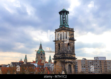 Hannover Germania skyline Foto Stock