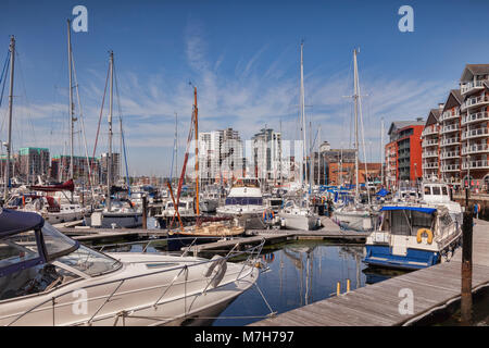 Ipswich Marina, Ipswich, Suffolk, Inghilterra Foto Stock