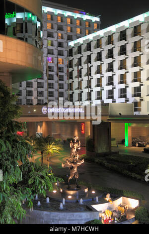 Thailandia, Bangkok, Hotel Intercontinental di Ploenchit Road, vita notturna, Foto Stock