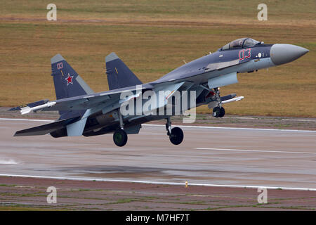 Su-35S jet da combattimento russo di Air Force. Foto Stock