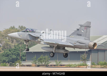 Royal Thai Air Force Saab Jas-39 Gripen. Foto Stock