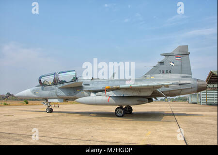 Royal Thai Air Force Saab Jas-39 Gripen. Foto Stock