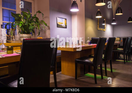 Facile lounge area da pranzo a Santa Margherita Ligure in Italia Foto Stock