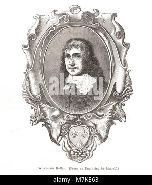 Wenceslaus Hollar, 1607-1677, Bohemian etcher Foto Stock