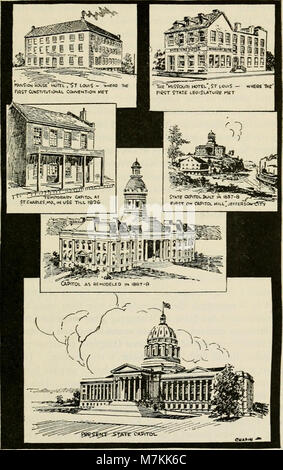 Una storia del Missouri e Missourians - un libro di testo per la categoria " A " di grado elementare, freshman high school e junior high school (1922) (14768779032) Foto Stock