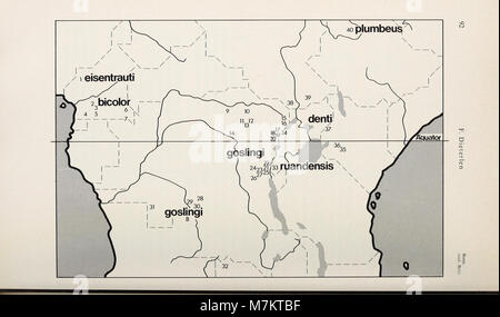 Il volume del 1982 di 'Bonner Zoologische Beiträge' dell'Istituto e Museo di ricerca Zoologica Alexander Koenig, Bonn, pubblica ricerche su specie animali, zoologia e studi di biologia. Foto Stock