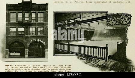 'Seeing Salt Lake City' essendo una descrizione illustrata di un tour attraverso il Salt Lake City sulla osservazione delle vetture della American Sight-Seeing auto e pulmann Company (1905) (14782631165) Foto Stock