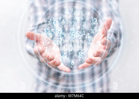 Presentando le tecnologie wireless in business e finanza Foto Stock