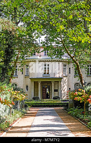 Berlino (Germania): Villa Wannsee, ubicazione della Conferenza di Wannsee xx Gennaio 1942: Haus der Wannsee-Konferenz Foto Stock