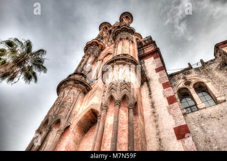 Chiesa di San Miguel De Allende Foto Stock