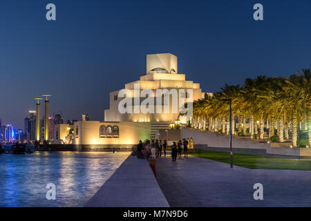 Il Museo di Arte Islamica di Doha in Qatar Foto Stock