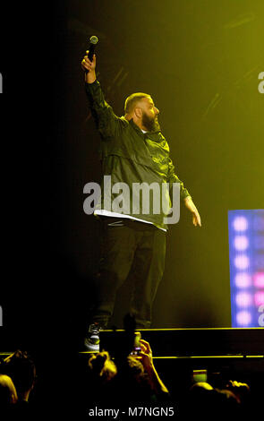 MINNEAPOLIS, MN 10 MARZO: DJ Khaled suona al Target Center il 10 marzo 2018 a Minneapolis, Minnesota. Credito: Tony Nelson/MediaPunch Foto Stock