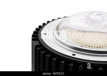Industriali lampadina led con lente grande a White background isolato Foto Stock
