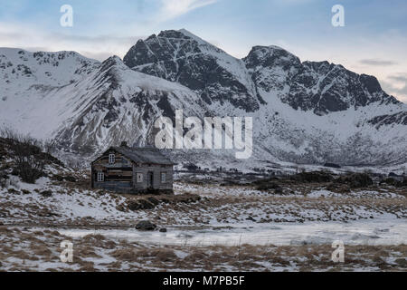 Leknes, Lofoten, Norvegia, Europa Foto Stock