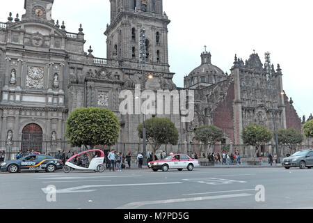 La Città del Messico Cattedrale Metropolitana Foto Stock