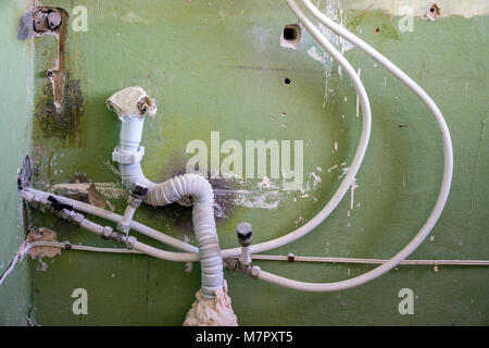 Acqua e canalizzazioni fognanti Foto Stock
