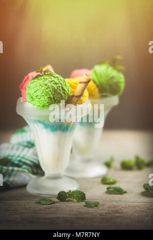 Ice Cream vaso Foto Stock