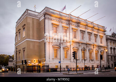 Banqueting House Royal Palace of Westminster, Londra Foto Stock