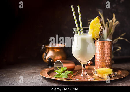 Congelati Pina Colada Cocktail Foto Stock