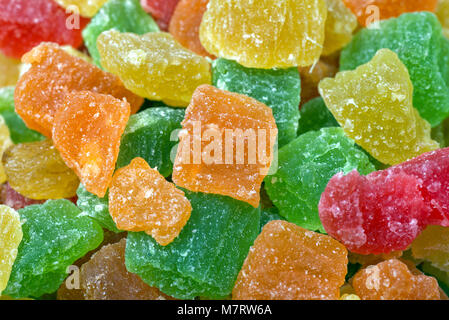 Sfondo colorato di frutta secca di close-up. Foto Stock