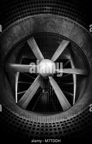Il 24ft a bassa velocità in galleria del vento costruita nel 1917 Farnborough, utilizzato per testare le proprietà areodynamic del tempo di guerra piani che ivi compresa la Hawker Hurricane Foto Stock