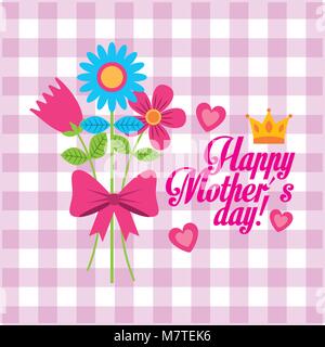 Le madri giorno della carta Illustrazione Vettoriale