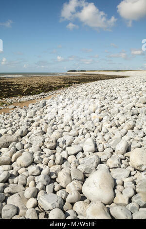 Spiaggia di Aberthaw Glamorgan costa sud del Galles Foto Stock