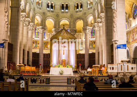 Basilica di Sant'Anna de Beaupre, Quebec, Canada. Foto Stock