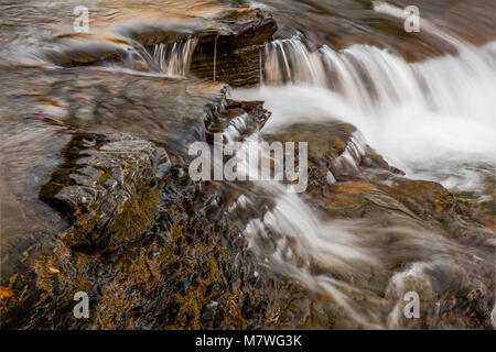 McDonald Creek, il Glacier National Park Montana Foto Stock