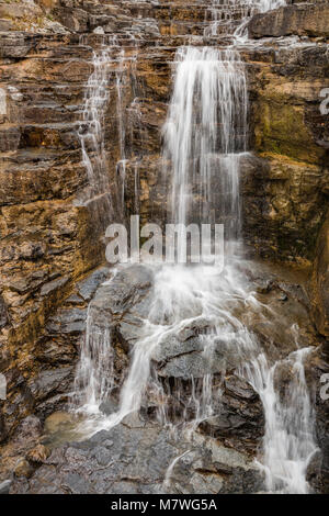 Pagliaio cade, il Glacier National Park Montana Foto Stock