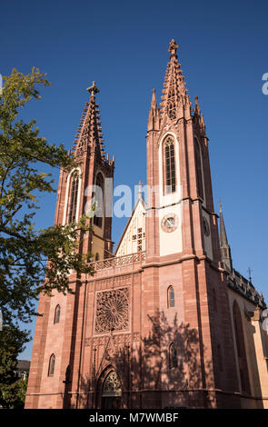 Rheingauer Dom 'Heilig Kreuz', Geisenheim, Rheingau, Assia, Deutschland Foto Stock