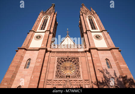 Rheingauer Dom 'Heilig Kreuz', Geisenheim, Rheingau, Assia, Deutschland Foto Stock