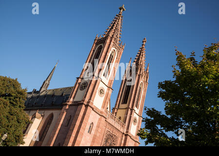 Rheingauer Dom 'Heilig Kreuz', Geisenheim, Rheingau, Assia, Deutschland Foto Stock