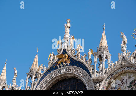 La Basilica di San Marco close-up Foto Stock