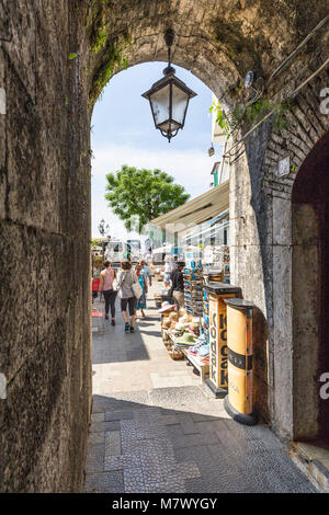 Amalfi street, Amalfi, Salerno district, Campania, Italia Foto Stock