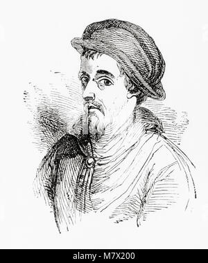 John Howard, primo Duca di Norfolk, c. 1425 - 1485. Nobile inglese, soldato, politico. Da Vecchia Inghilterra: un museo pittorico, pubblicato nel 1847. Foto Stock