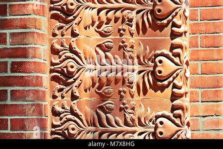 Sinagoga di Subotica, Serbia, dettaglio Foto Stock