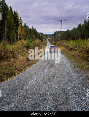 Sulla strada per nulla Foto Stock