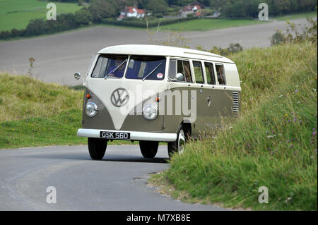 1962 Volkswagen Tipo 1 Split Screen Devon Caravette camper Foto Stock