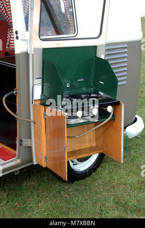 1962 Volkswagen Tipo 1 Split Screen Devon Caravette camper Foto Stock