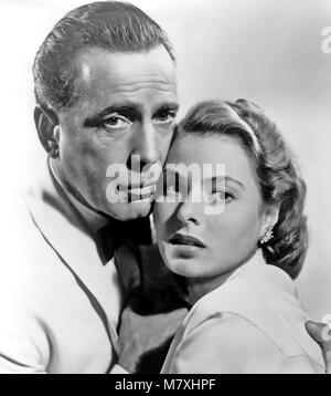 CASABLANCA 1942 Warner Bros film con Ingrid Bergman e Humphrey Bogart Foto Stock