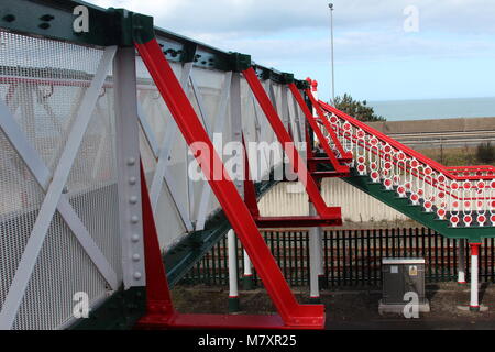 Penmeanmawr stazione ferroviaria, Galles Foto Stock