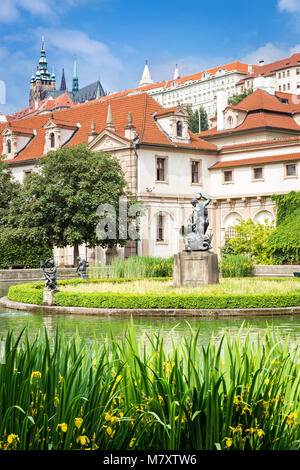 Il giardino Wallenstein a Praga Foto Stock